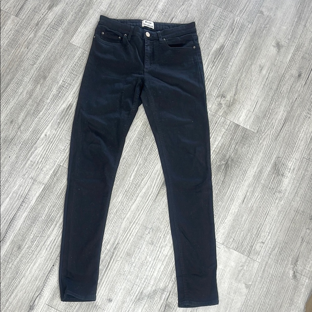 Acne Studios Black Denim Pants